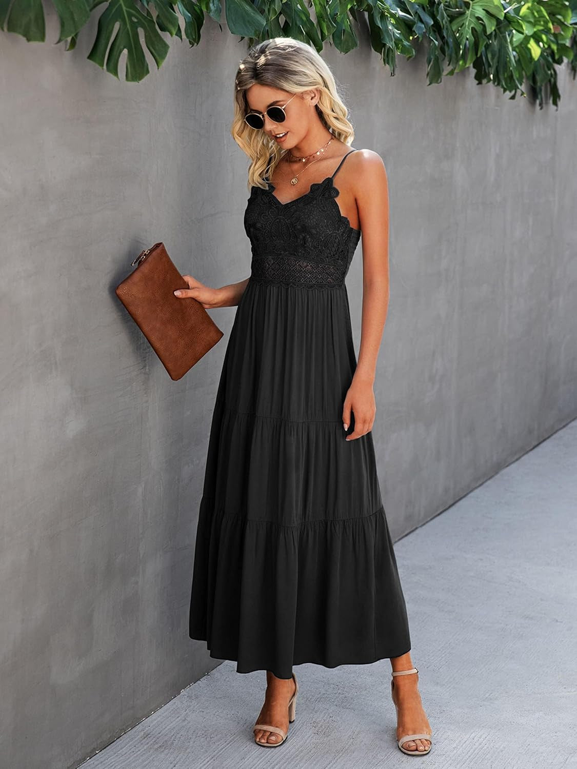 Women's Lace Maxi Dress Summer Vacation 
