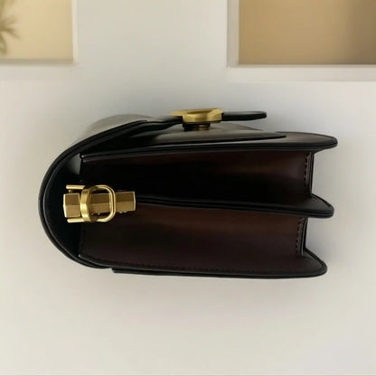 Six-Tone Mini Square Crossbody Bag for Women – Minimalist Small Purse with Chain Strap