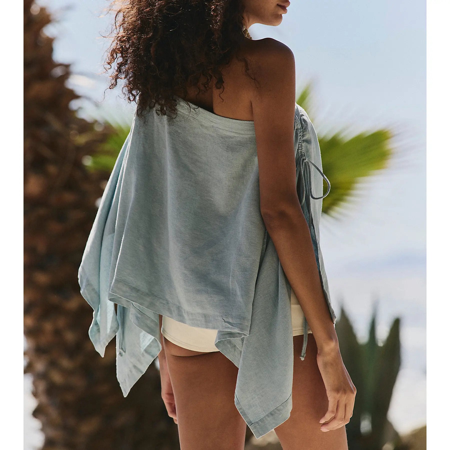 Women's Versatile Cape Tops Casual Vacation Outfits