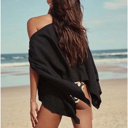 Women's Versatile Cape Tops Casual Vacation Outfits
