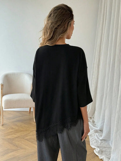 Women's Chic Light Fabric Tunic Tee 